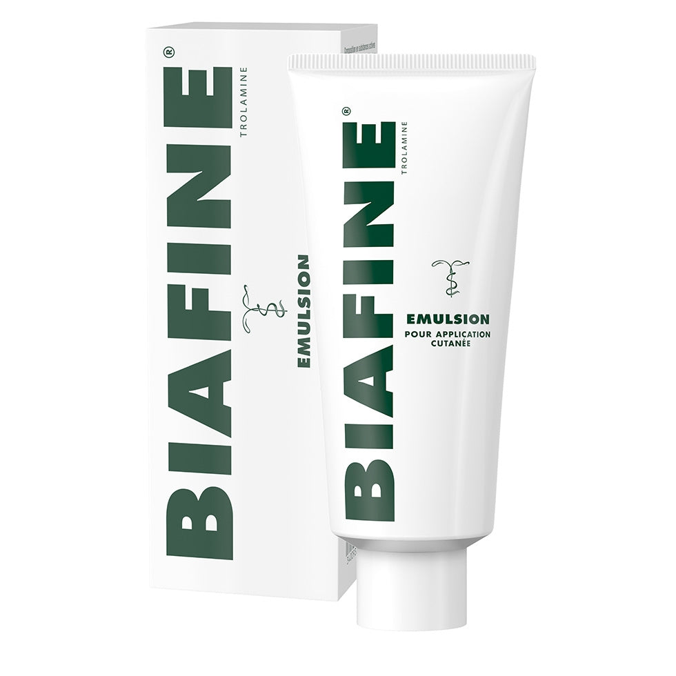 Biafine Skin Healing Emulsion tube, French pharmacy skin repair formula for burns