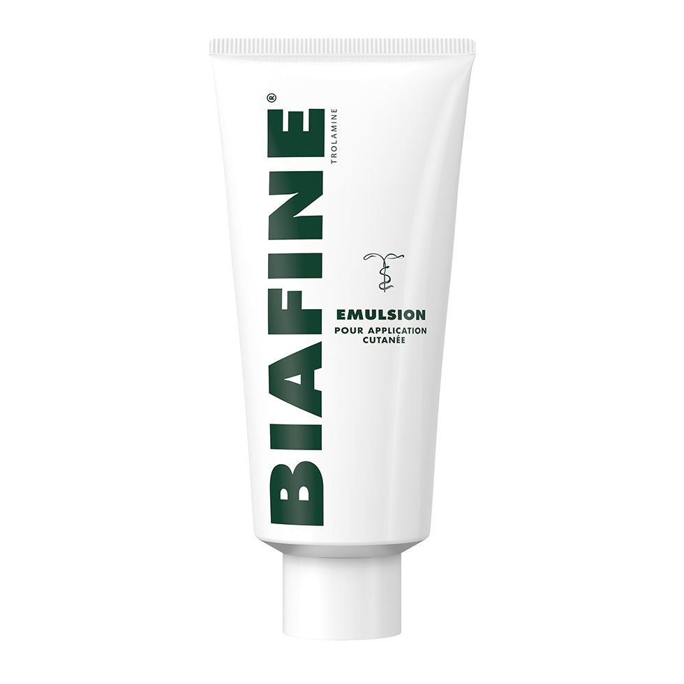 Biafine Skin Healing Emulsion tube, French pharmacy skin repair formula for burns