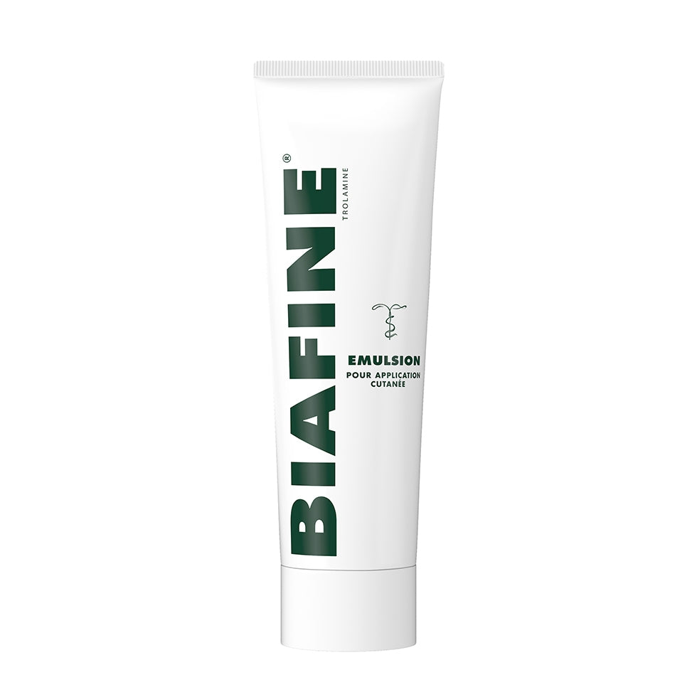 Biafine Skin Healing Emulsion tube, French pharmacy skin repair formula for burns