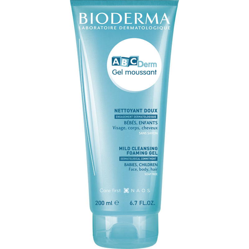 Bioderma ABCDerm 200ml, front of the tube