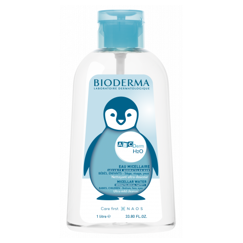 Bioderma Abcderm H2O Baby Micellar Solution 1L bottle, view 1