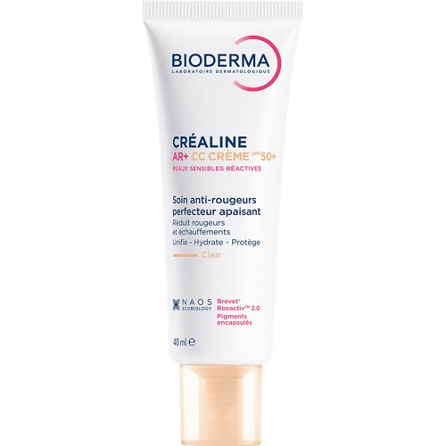 Bioderma Créaline AR+ CC Cream SPF 50 Light Tint 40ml tinted redness-control cream, view 1