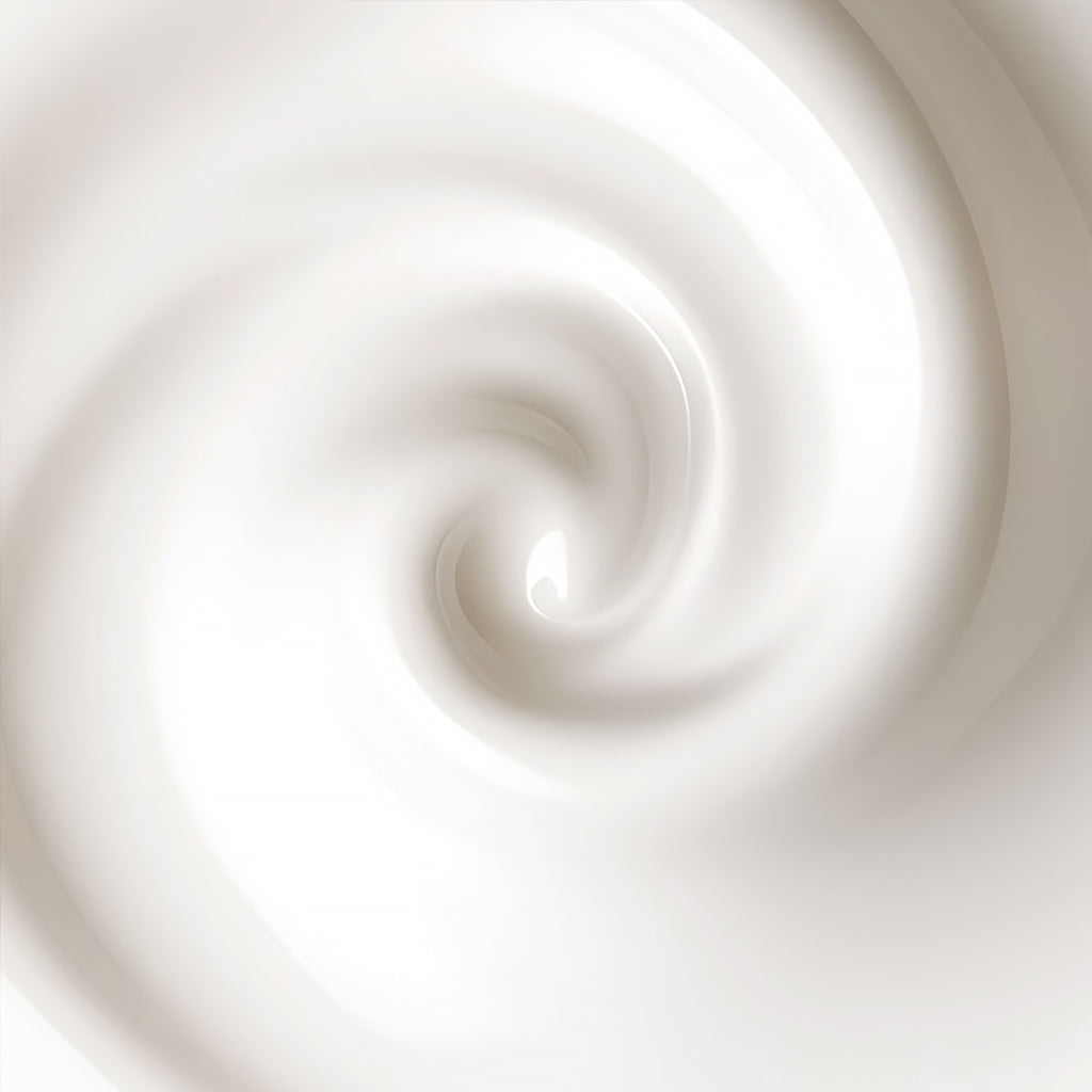 Bioderma Crealine Defensive, swirl of white cream, close-up