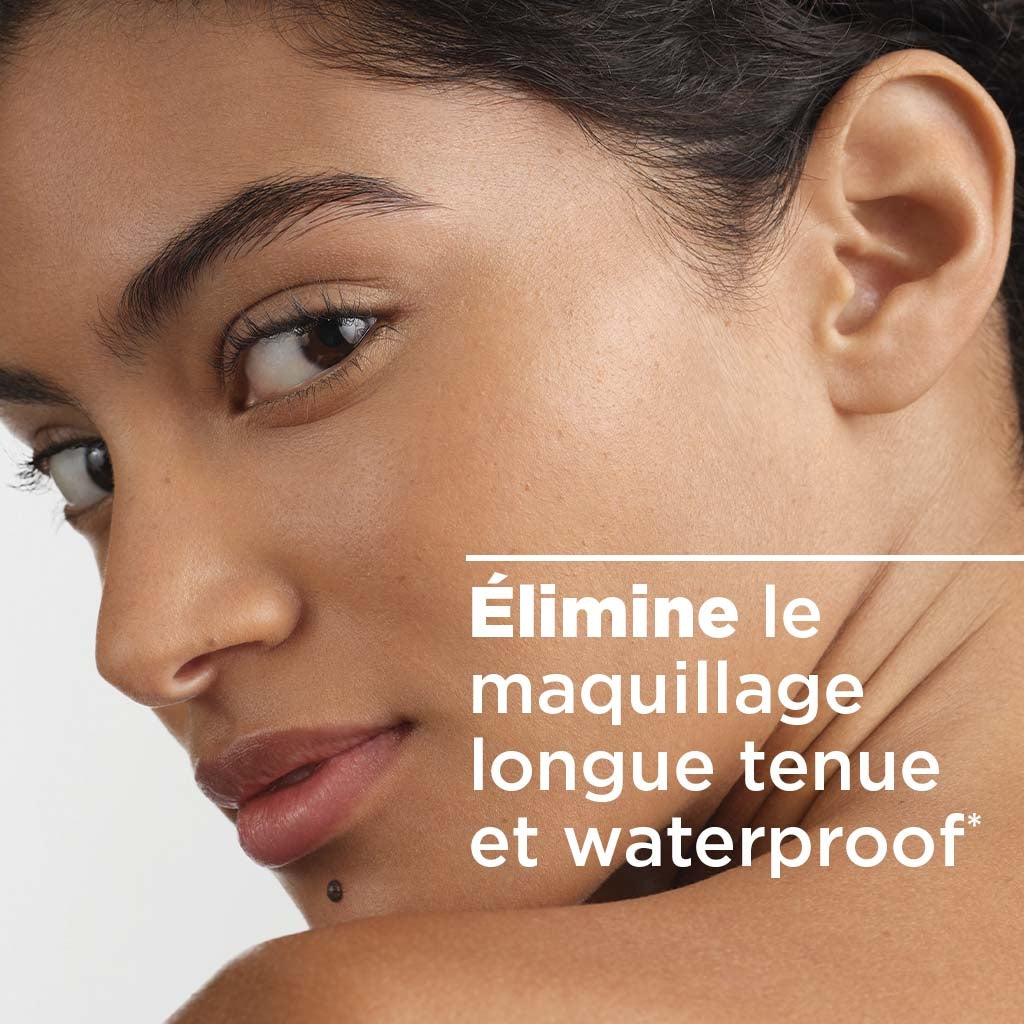 Bioderma Créaline, woman looking over her shoulder with text in French