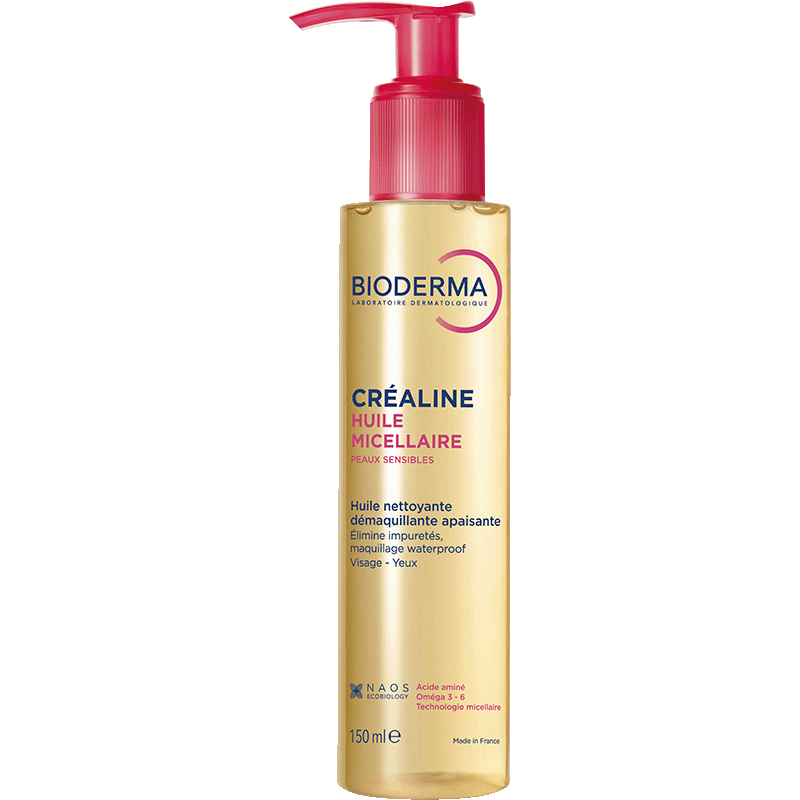Bioderma Créaline 150ml, front of the pump bottle