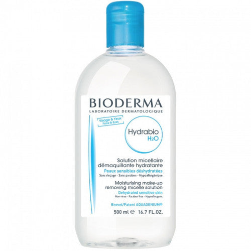 Bioderma Hydrabio H2O Micellar Water 500ml bottle, view 1