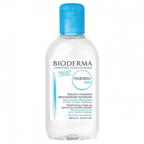 Bioderma Hydrabio H2O Eau Micellaire 250ml micellar water bottle, view 1