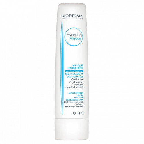 Bioderma Hydrabio Moisturizing Mask 75ml tube on a clean white background, view 1