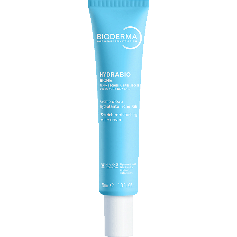 Bioderma Hydrabio Rich Cream 40ml, front of the tube