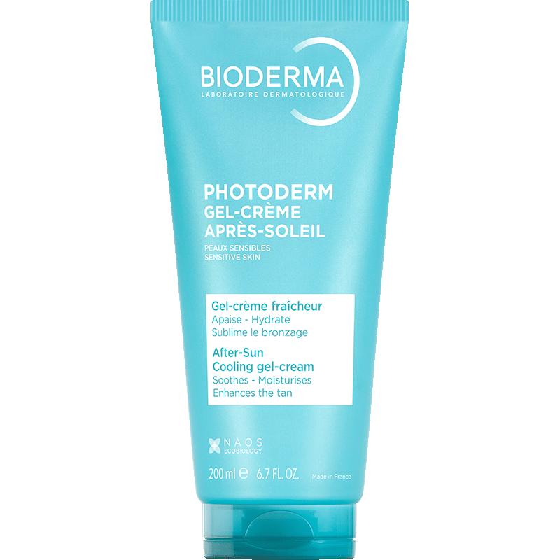 Bioderma Photoderm After-Sun Soothing Gel-Cream 200ml, front of the tube