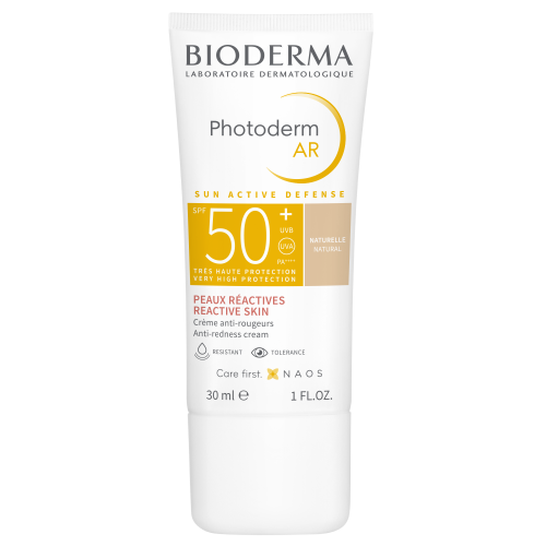 Bioderma Photoderm AR Anti-Redness Cream SPF 50+ Natural Tint 30ml, view 1