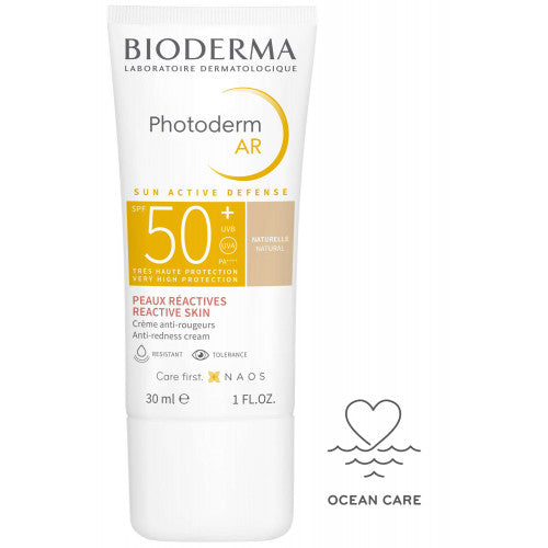 Bioderma Photoderm AR Anti-Redness Cream SPF 50+ Natural Tint 30ml, alternate angle