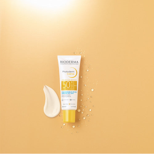 Bioderma Photoderm Invisible SPF 50+ Cream for Dry Sensitive Skin 40ml, packaging detail
