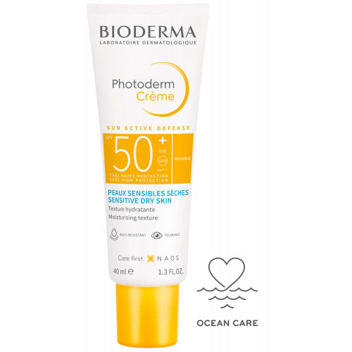 Bioderma Photoderm Invisible SPF 50+ Cream for Dry Sensitive Skin 40ml, ingredient panel