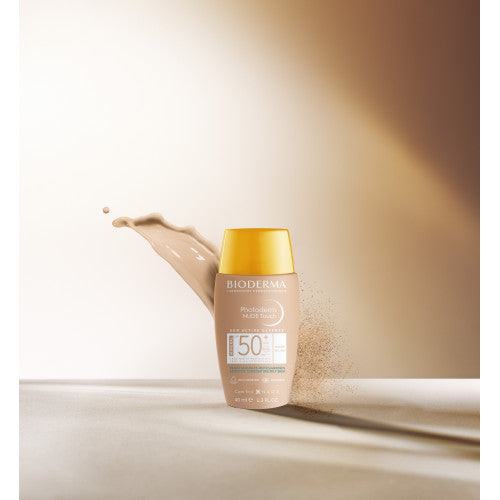 Bioderma Photoderm Nude Mineral SPF 50+ Golden Shade tinted sunscreen 40ml, alternate angle