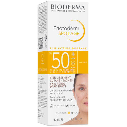 Bioderma Photoderm Spot-Age SPF 50+ Anti-Spot Gel-Cream 40ml, packaging detail