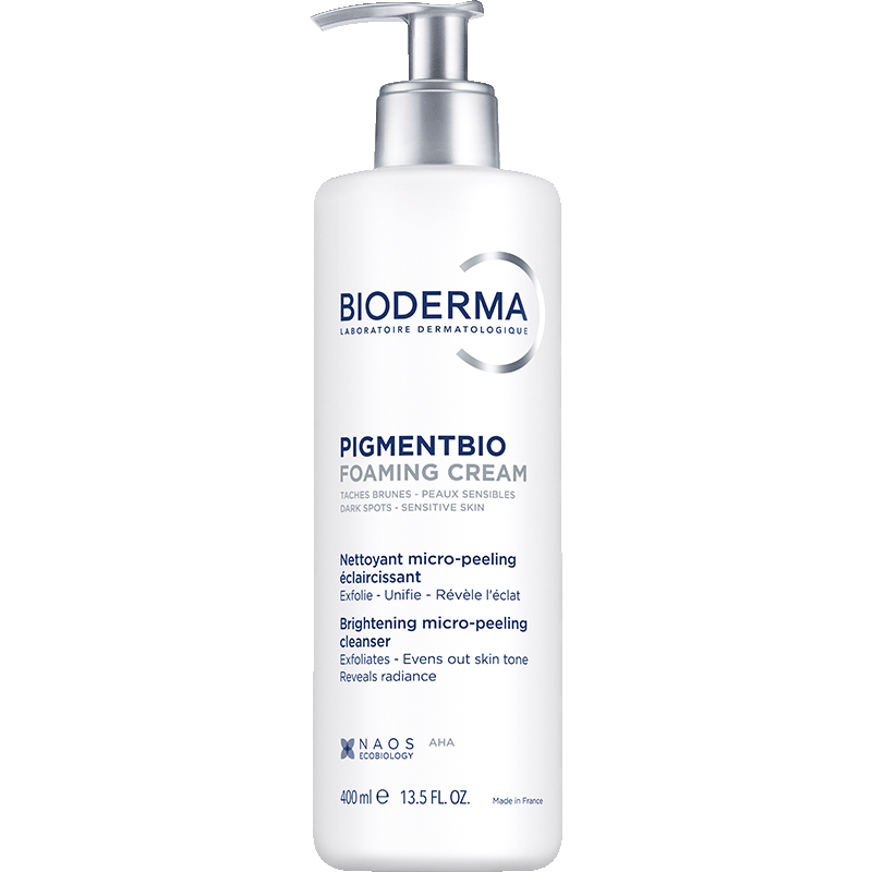 Bioderma Pigmentbio 400ml, front of the pump bottle