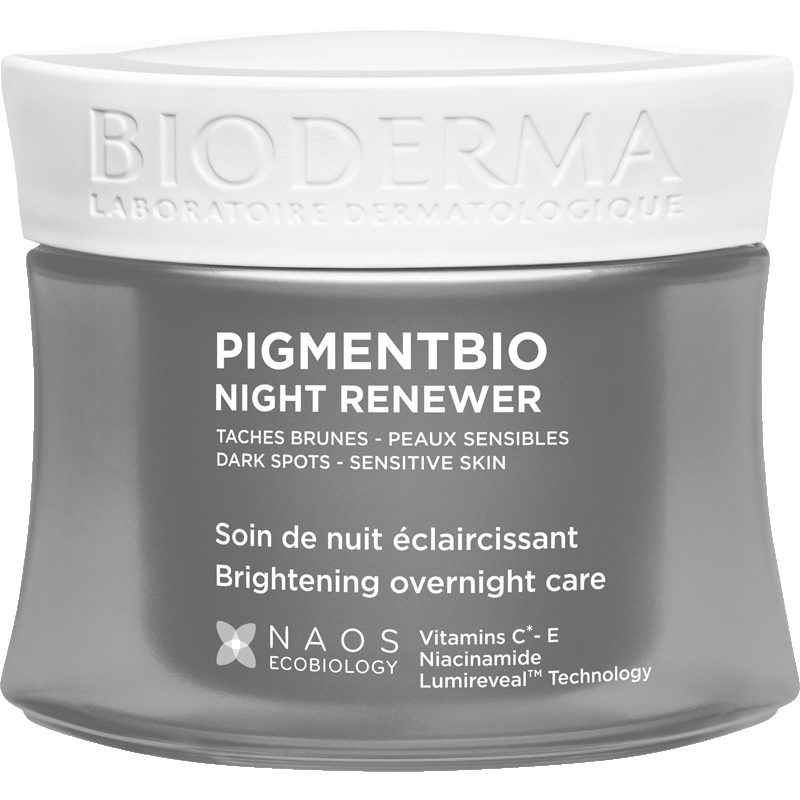 Bioderma PigmentBio Night Renewer, front of the jar