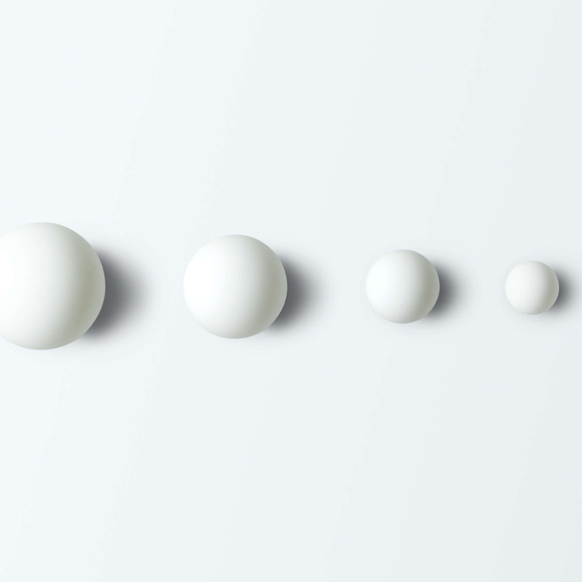 Bioderma Sébium, four cream beads in decreasing sizes