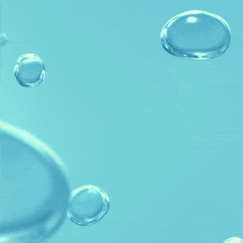 Bioderma Sébium, turquoise gel with bubbles, close-up