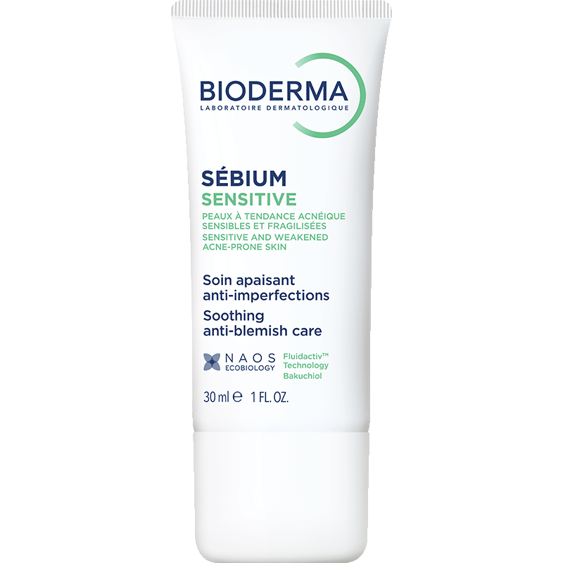 Bioderma Sébium 30ml, front of the tube in the new packaging