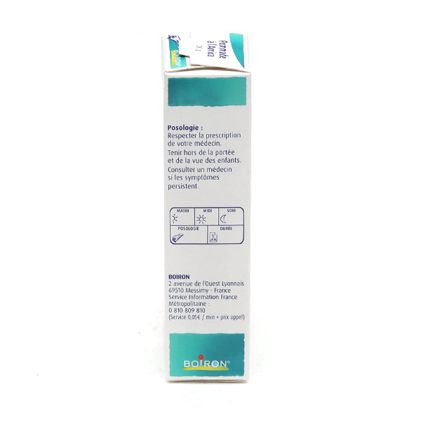 Boiron Arnica Pommade, side view of the box