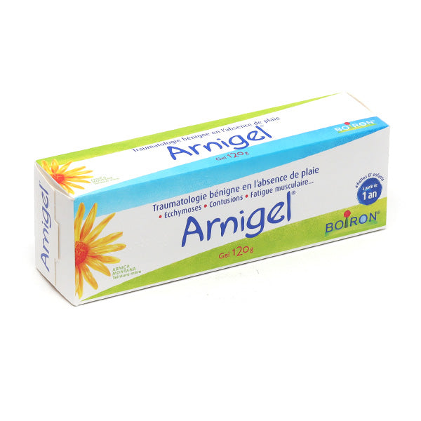 Boiron Arnigel Arnica Gel 120g, front of the box