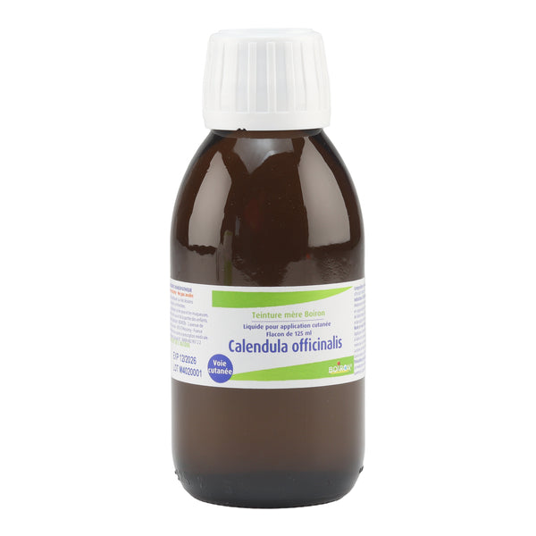 Boiron Calendula Officinalis, front of the glass bottle