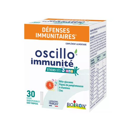 Boiron OSCILLO Immunité Enfants orodispersible sticks box, view 1