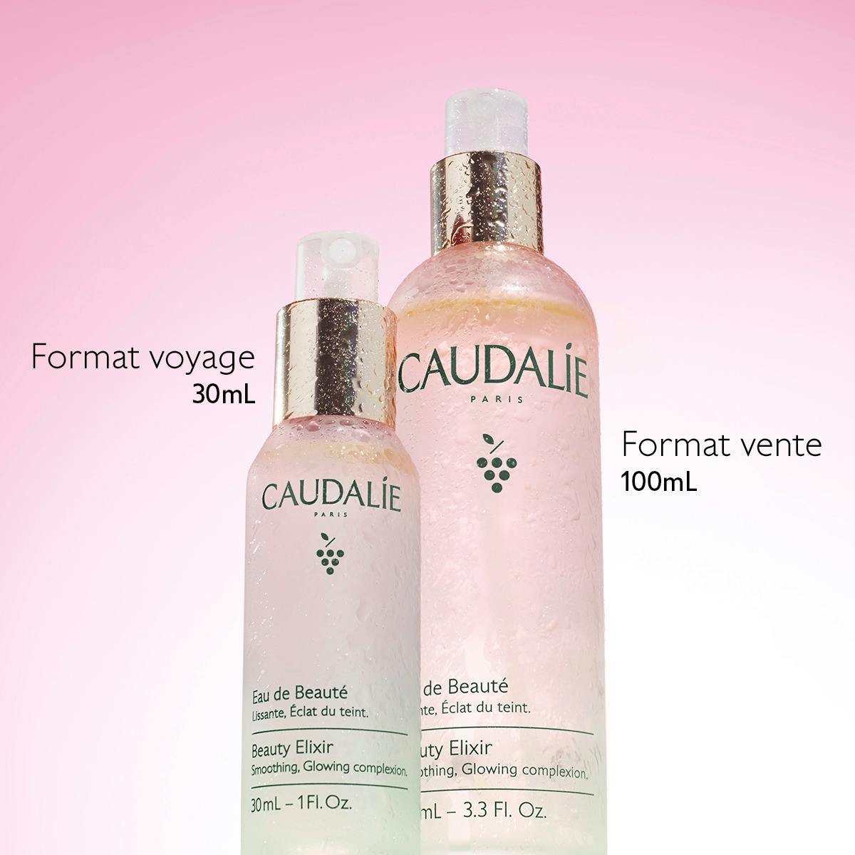 Caudalie Eau de Beauté, two sizes side by side