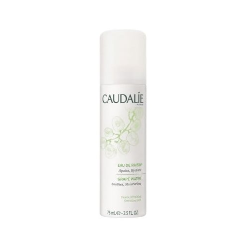 Caudalie Eau de Raisin 75ml, front of the can with the grape illustration