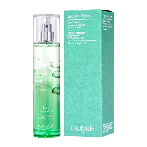 Caudalie Eau des Vignes Eau Fraîche 50ml bottle, alternate angle
