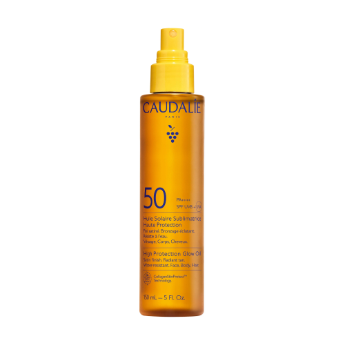 Caudalie Sublimating Sun Oil SPF 50 150ml bottle, view 1