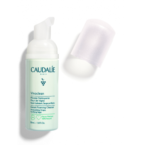 Caudalie Vinoclean Vine Flower Cleansing Foam bottle from Paris Pharmacy, view 1