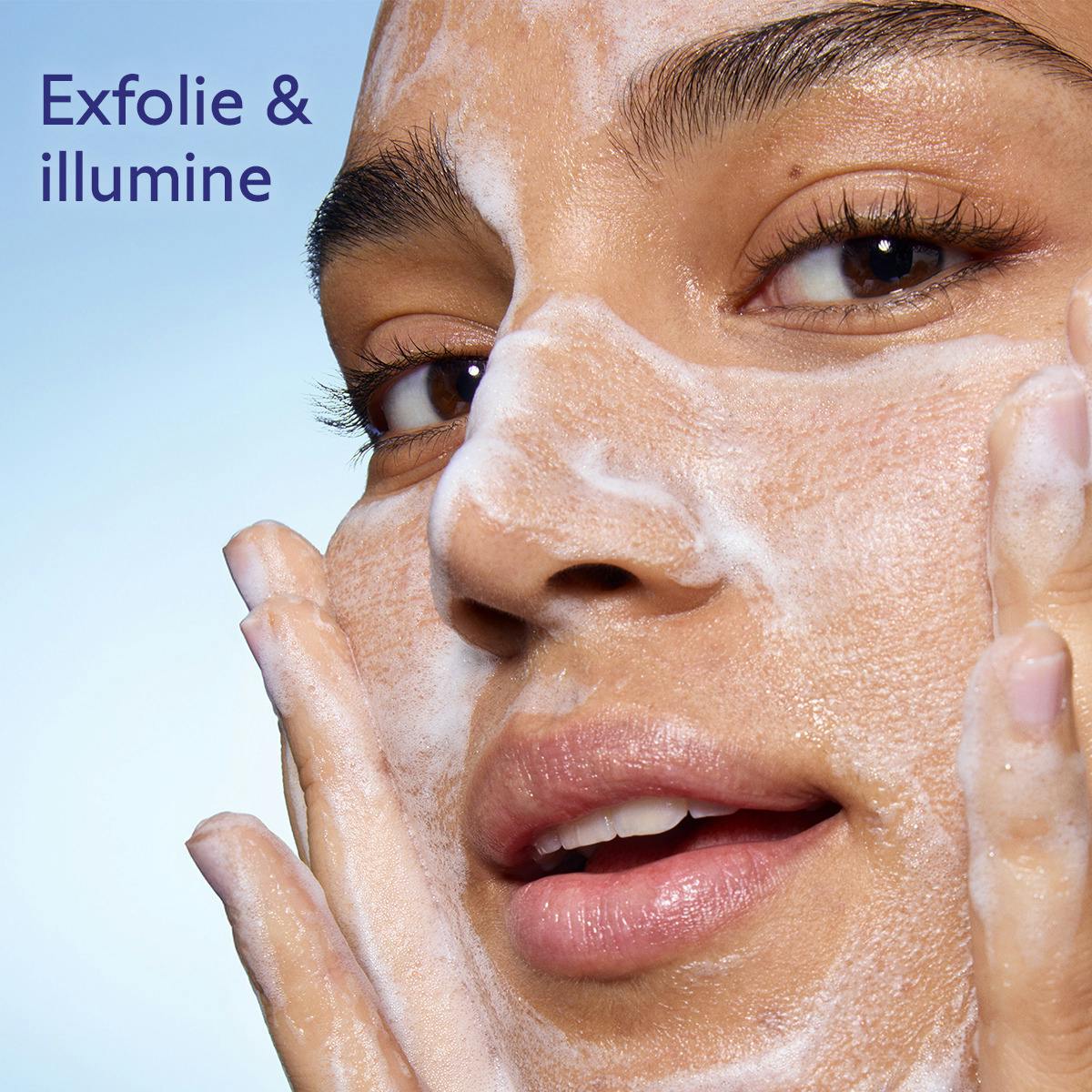 Caudalie Vinoperfect, applied to the face