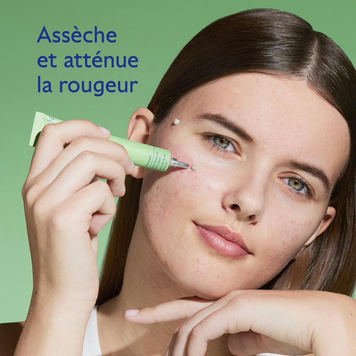 Caudalie Vinopure, applied to the face