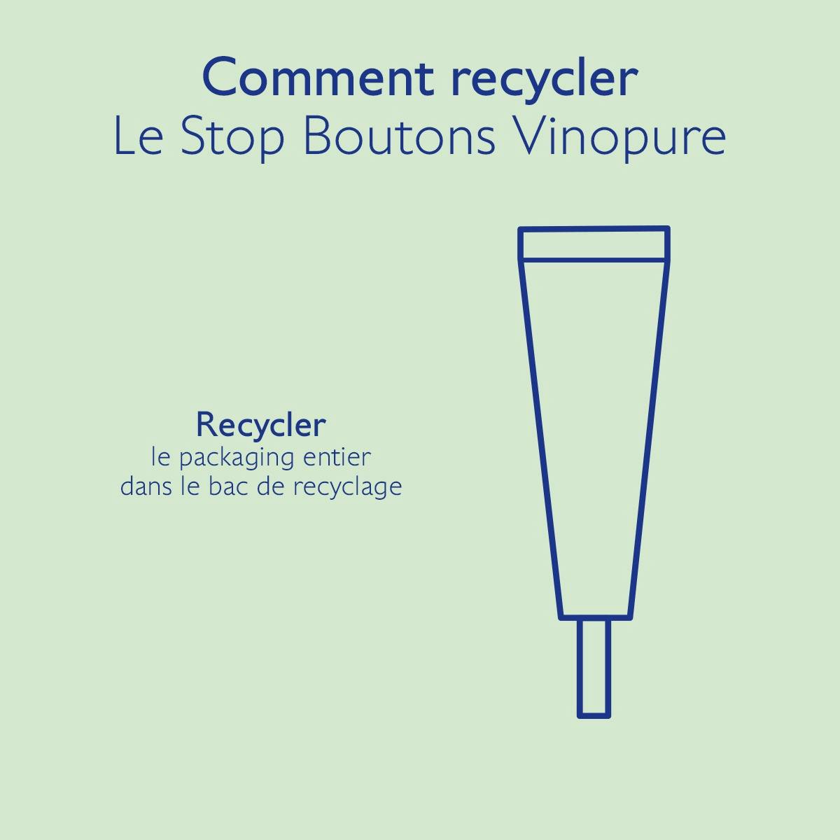 Caudalie Vinopure, recycling instructions for the tube