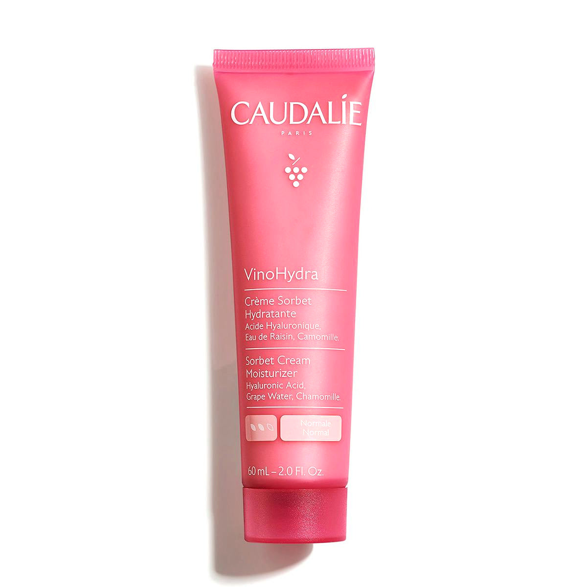 Caudalie Vinosource Hydra 60ml, front of the tube