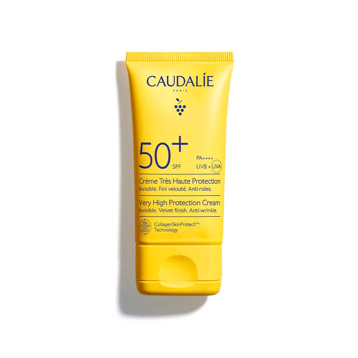 Caudalie Vinosun Protect, front of the tube