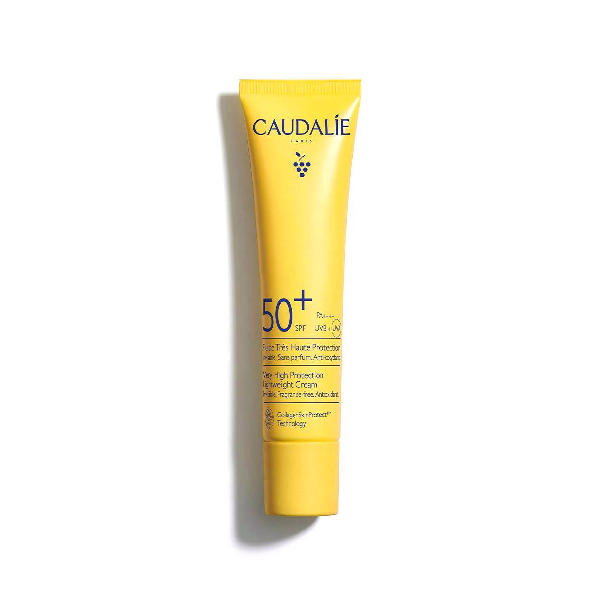 Caudalie Vinosun Protect, front of the tube