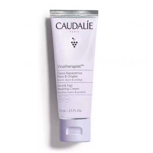 Caudalie Vinotherapist Hand and Nail Cream Travel Size 75ml, front of the tube
