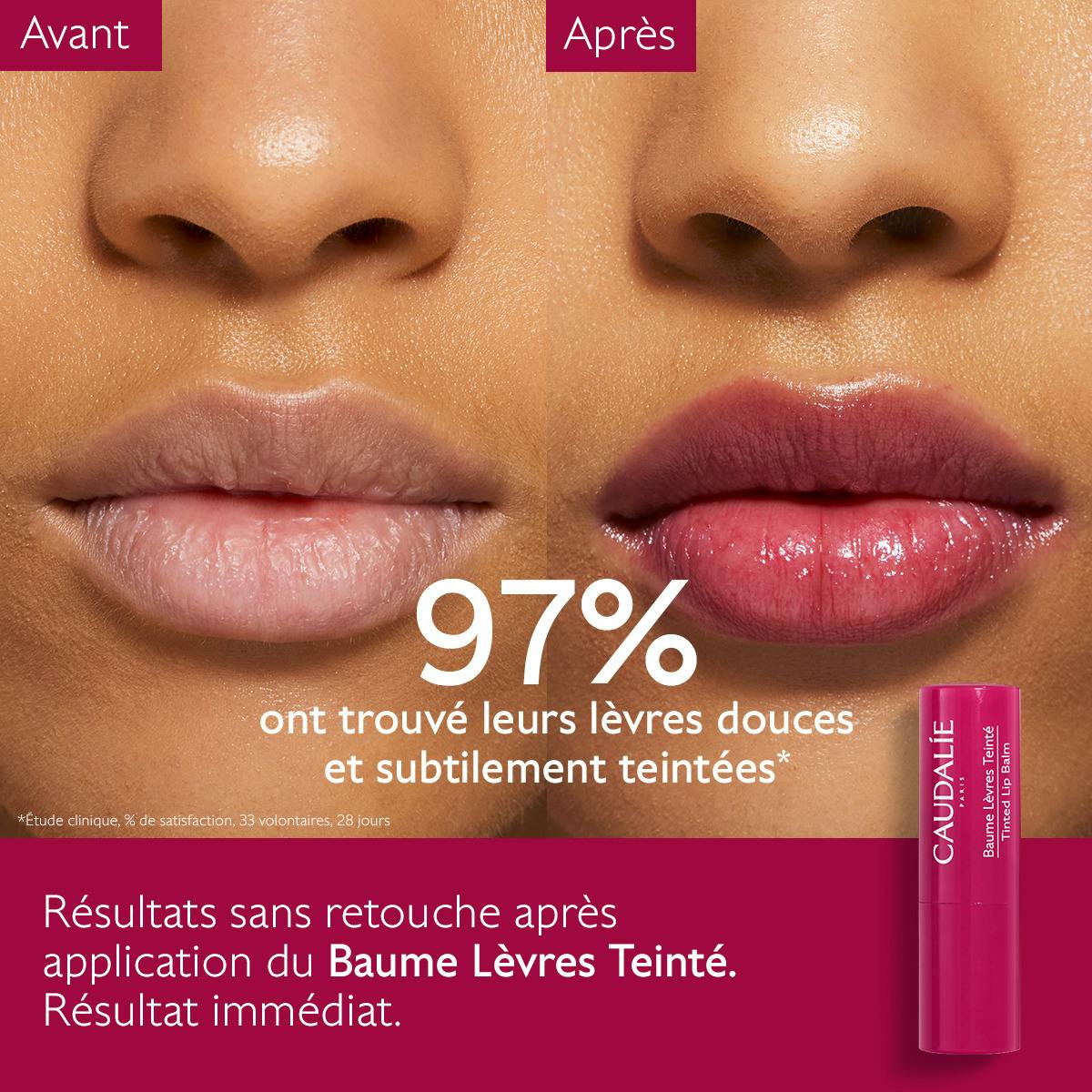 Caudalie Vinotherapist, before and after photos of the lips