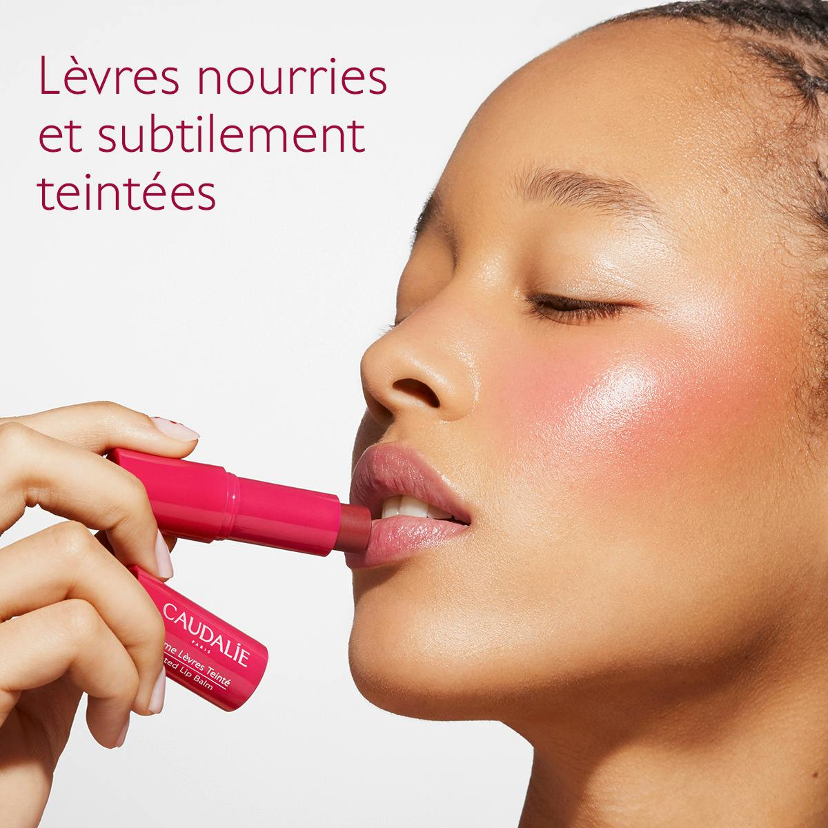 Caudalie Vinotherapist, applied to the lips