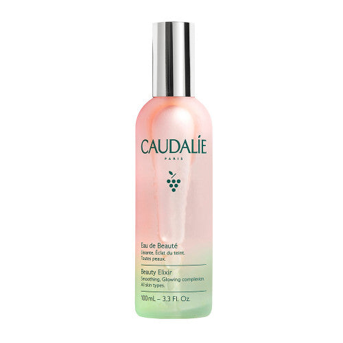 Caudalie Beauty Elixir iconic French radiance face mist bottle, view 1