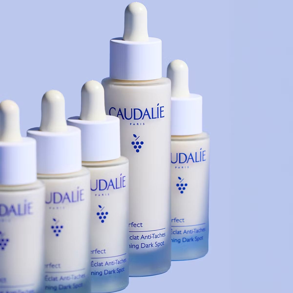 Caudalie Vinoperfect Dark Spot Serum Vitamin C Alternative bottle, alternate angle