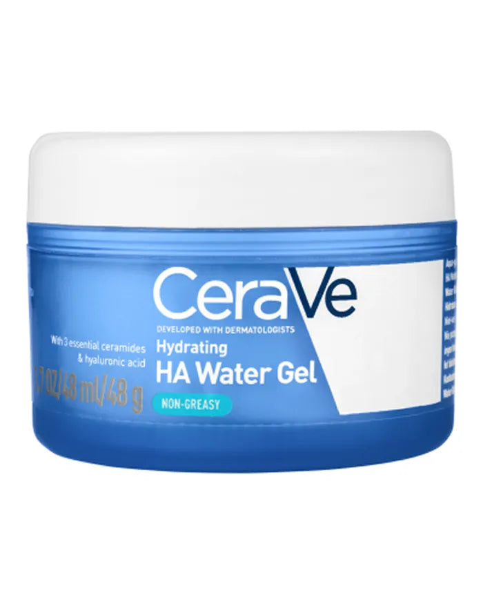 CeraVe Hydrating HA Water Gel Moisturizer 48g, front of the jar