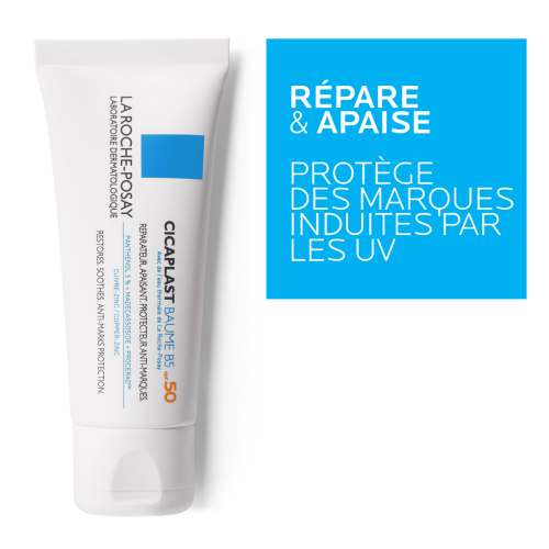La Roche-Posay Cicaplast Baume B5+ SPF50 repair balm tube 40ml, alternate angle