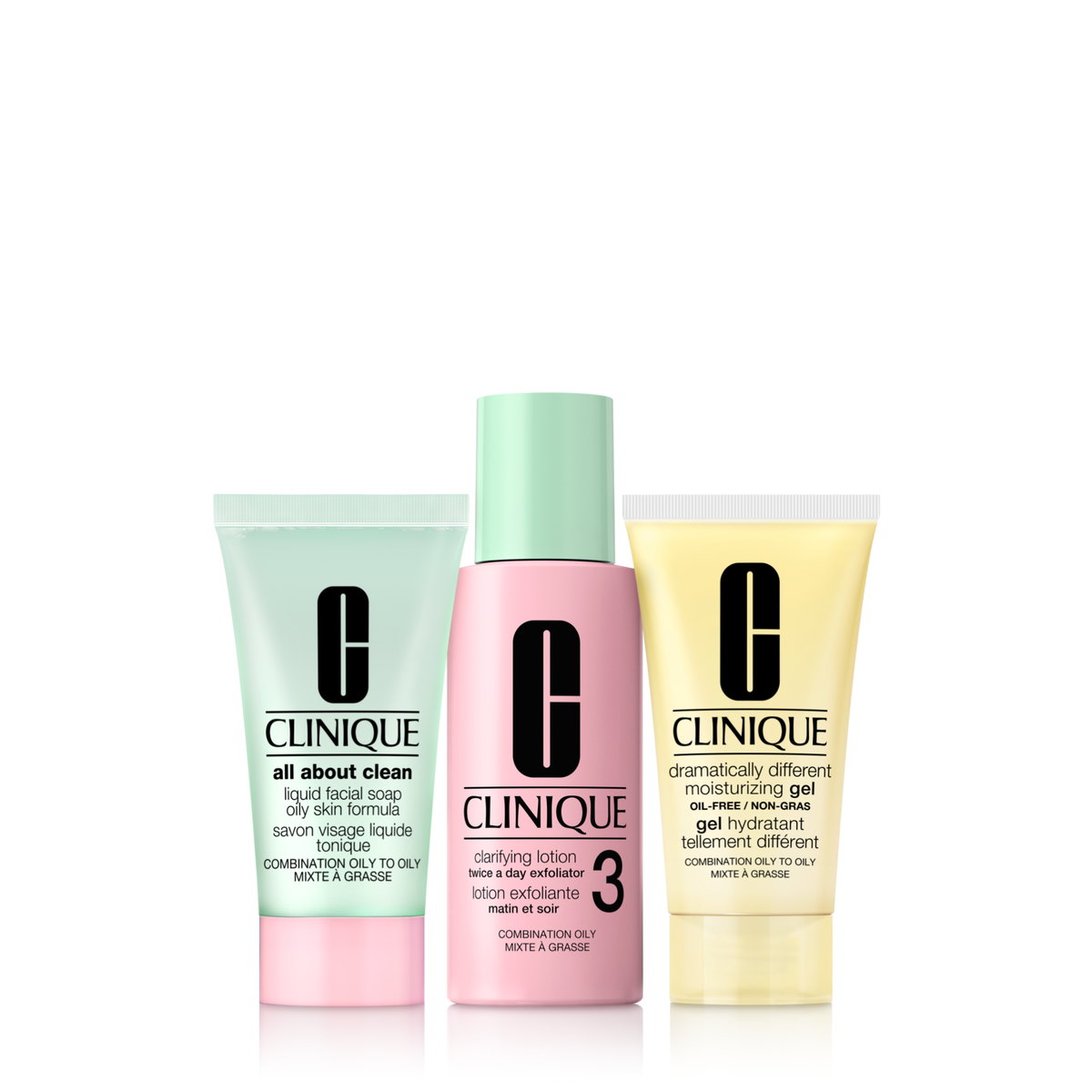Clinique Healthy Skin Routine, the three minis out of the box