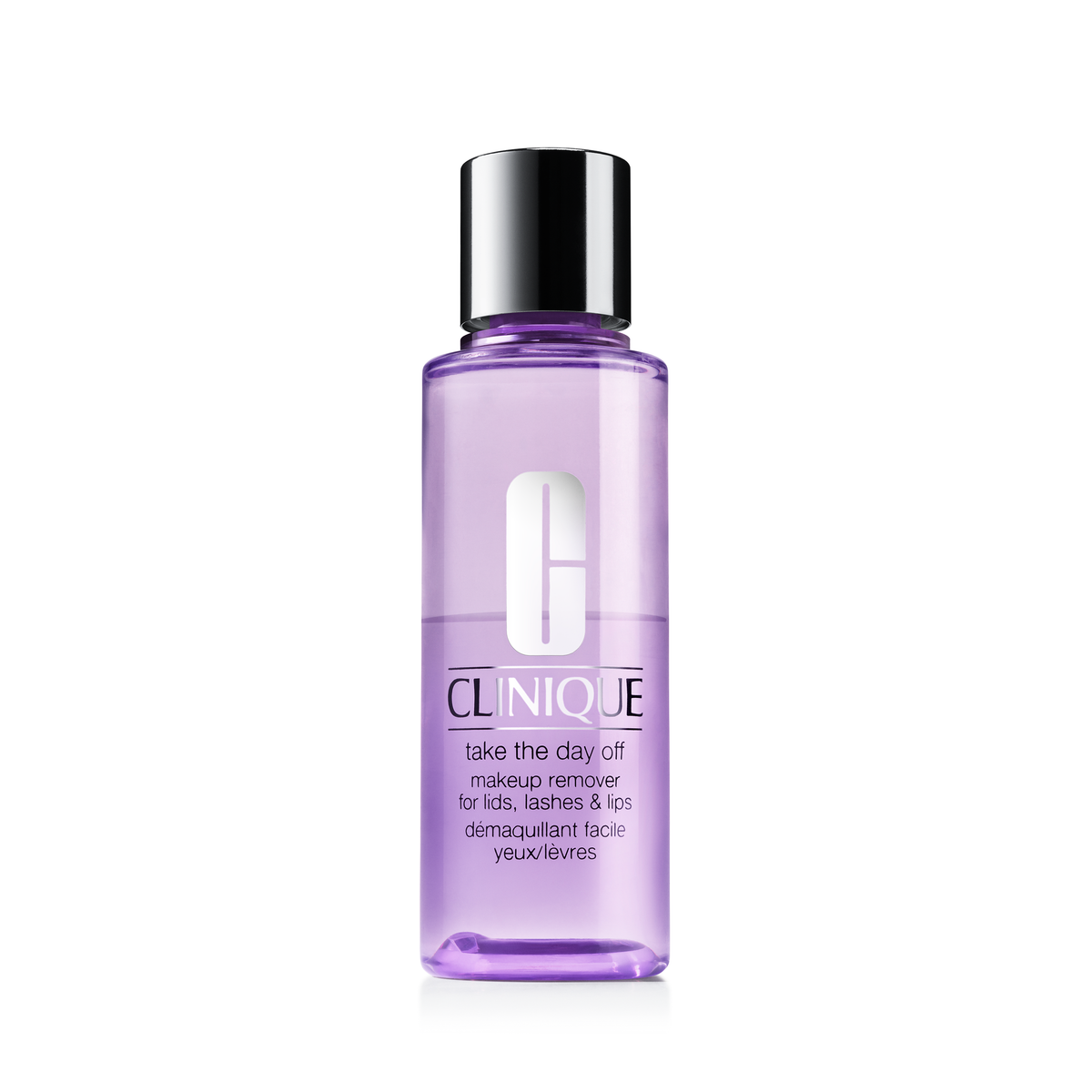 Clinique Take The Day Off Makeup Remover for Lids, Lashes & Lips 125ml, front of the bottle