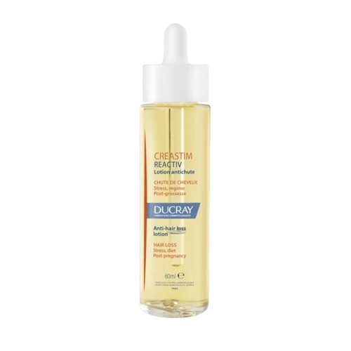 Ducray Creastim Reactiv Anti-Hair Loss Lotion 60ml bottle, alternate angle